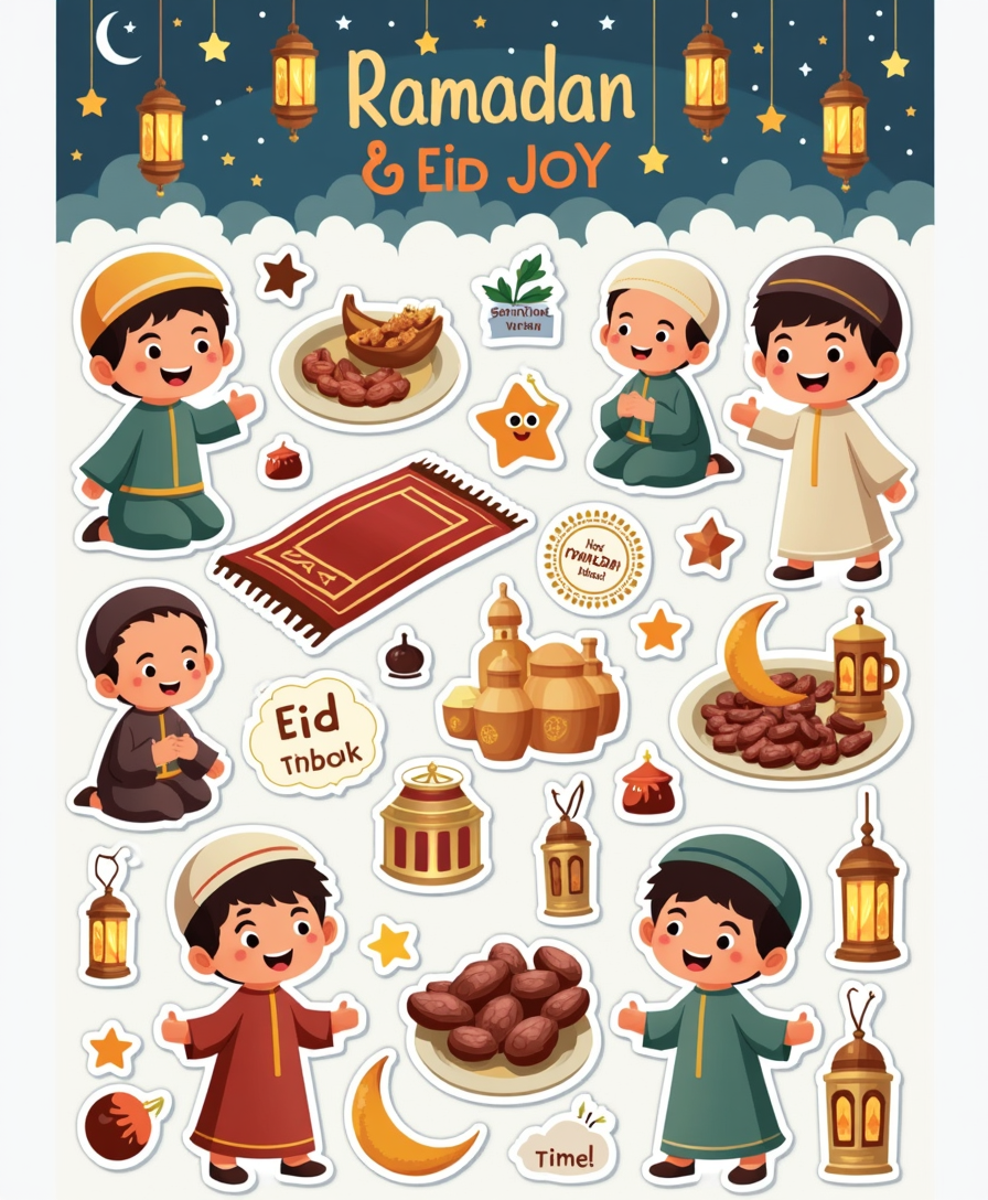 Indian Gods - Religious - Stickers Sheet v58